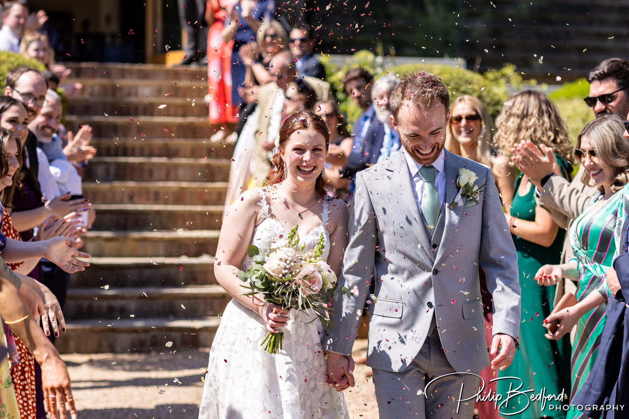 Brookfield Barn Wedding confetti